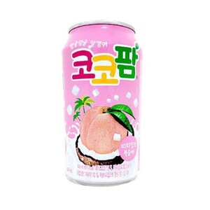 코코팜 피치핑크 복숭아 340ml 1개 음료수 캔음료