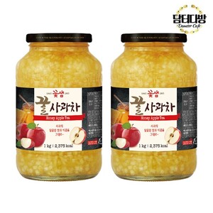 (무배 / 원플러스원) 꽃샘 꿀사과차1kg