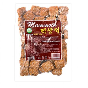 대용량 식품 식자재 고기 떡갈비 떡산적 볼 1kgX10봉 SIK