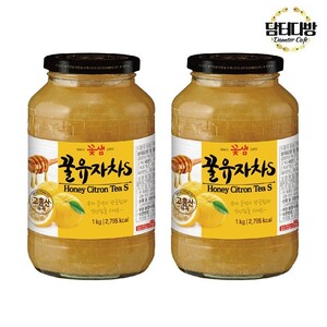 (무배 / 원플러스원) 꽃샘 꿀유자차S 1kg