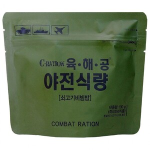 전투식량 육해공 야전식량 쇠고기비빔밥 100g /20개 1BOX 무료배송