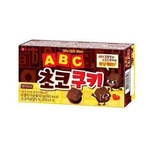 (ABM도매콜) ABC 초코 쿠키 50g
