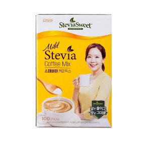 스테비아 커피 믹스 9.5g x 100t 당류 0g 신맛 부드러운  카라멜향달콤한