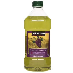 Dầu hạt nho đặc trưng của Kirkland 2L x 2 Món chiên dầu, dầu ăn, bếp Coastco