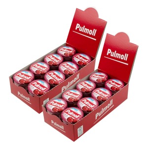 Pearl Mall Mini Fruit Candy Cherry Taste 960 g (20 g x 24 pieces x 2 boxes) Costco Snack Candy Mass Large Capacity