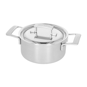 DeMayer Industries Stainless Steel Double Handle Pot 18 cm Costco Pot Kitchen Utensils Cooking Cooking Tools