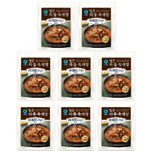 청정원 호밍스 얼큰차돌육개장 450g x 8개 맛있는 간편한 식사 혼밥 야식 국 찌개 간편조리