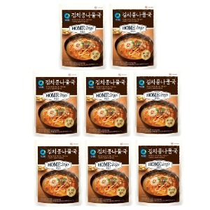 청정원 호밍스 김치콩나물국 450g x 8개 맛있는 간편한 식사 혼밥 야식 국 찌개 간편조리