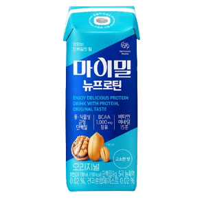 Daesang Well-Life My Mill Drinking New Protein Original 190 ml 24 Pack x 2 Total 48 Pack Protein Drink