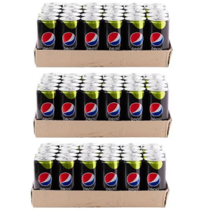 Lotte Chilsung Pepsi Zero hương chanh 210ml X 30 lon x 2 hộp tổng cộng 90 lon