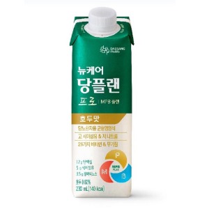 Daesang Well-Life Dang Plan Pro Walnut Flavor 230 ml x 24 Pack Delicious Easy Nutritional Supplement Balance Nutritional Food Patient Food