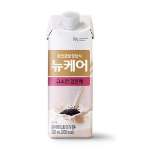 Daesang Well-Life New Care Savory Black Sesame 200ml x 30 Pack Meals Replacement Snacks Nutritional Supplement Balanced Nutritional Food Patient Food