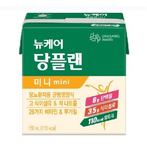 Daesang Well-Life Dang Plan Mini 150 ml × 60 Pack Delicious Easy Nutrition Supplement Balance Nutrition Patient Food