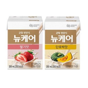 Daesang Well-Life New Care Strawberry Flavored 200ml x 30 pack + Sweet pumpkin Flavored 200ml x 30 pack Meals Replacement Snacks Nutritional Supplement Nutritional Food Patient Food