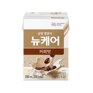 Daesang Well-Life New Care Coffee Flavor 200ml x 24 Pack Meals Replacement Snacks Nutritional Supplement Nutritional Food Patient Food