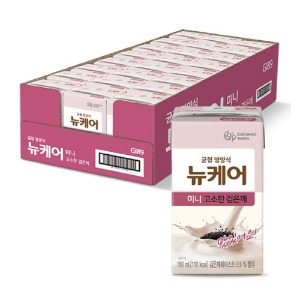 Daesang Well-Life New Care Mini Savory Black Sesame 150ml x 24 Pack Meals Replacement Snacks Nutritional Supplement Nutritional Food Patient Food