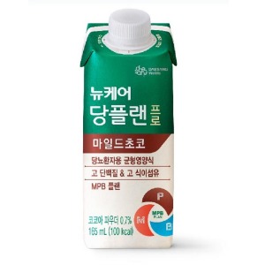 Daesang Well-Life Dang Plan Pro Mild Chocolate 165 ml x 24 Pack Nutrition Supplement Balance Nutrition Patient Food